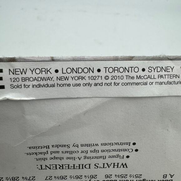 UNCUT Vogue V1165 Today's Fit by Sandra Betzina Pleated Blouse Pattern OSZ OOP - Picture 6 of 7